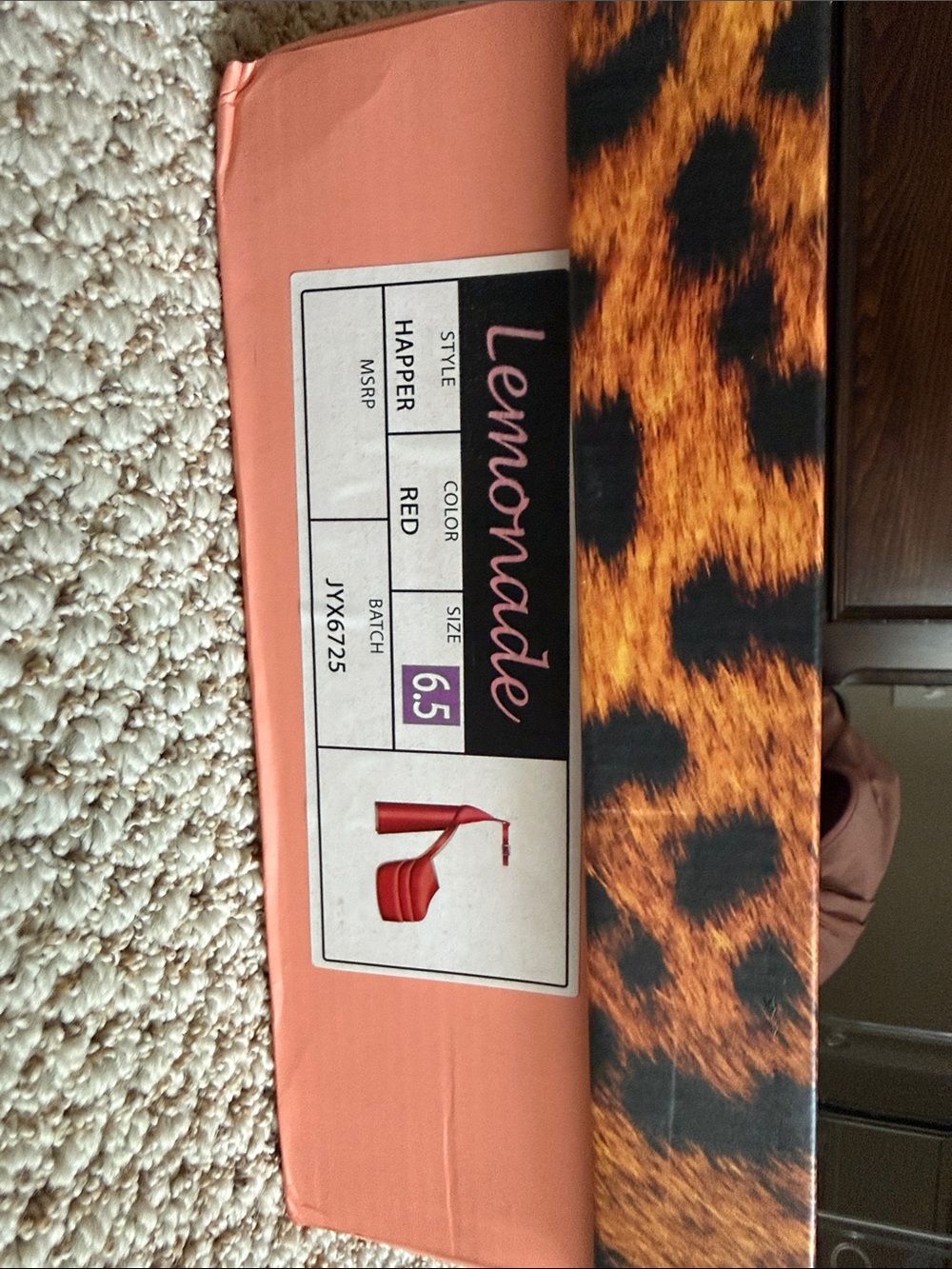 Red Platform Heels - Picture 5 of 5